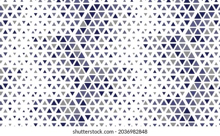Abstract geometric pattern. Seamless vector background. White and blue halftone. Graphic colored pattern. Simple lattice graphic design