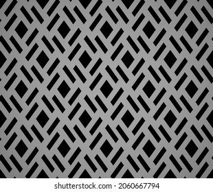 Abstract geometric pattern. A seamless vector background. Black and gray ornament. Graphic modern pattern. Simple lattice graphic design