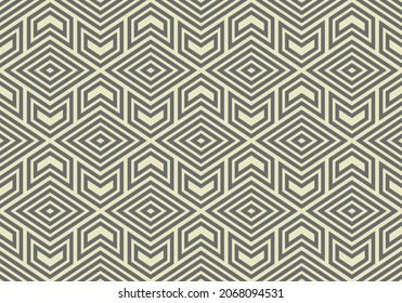 Abstract geometric pattern. A seamless vector background. Gray ornament. Graphic modern pattern. Simple lattice graphic design