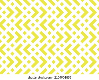 Abstract geometric pattern. A seamless vector background. White and yellow ornament. Graphic modern pattern. Simple lattice graphic design