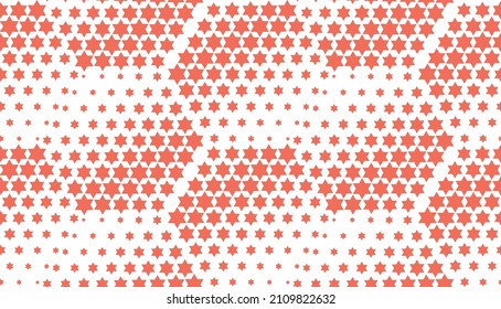 Abstract geometric pattern. Seamless vector background. White and pink halftone. Graphic modern pattern. Simple lattice graphic design