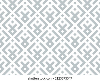 Abstract geometric pattern. A seamless vector background. White and gray ornament. Graphic modern pattern. Simple lattice graphic design.