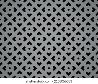 Abstract geometric pattern. A seamless vector background. Black and gray ornament. Graphic modern pattern. Simple lattice graphic design