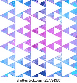 Abstract geometric pattern, seamless vector wallpaper