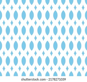 Abstract geometric pattern. A seamless vector background. White and blue ornament. Graphic modern pattern. Simple lattice graphic design