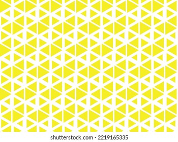 Abstract geometric pattern. A seamless vector background. White and yellow ornament. Graphic modern pattern. Simple lattice graphic design
