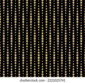 Abstract geometric pattern. A seamless vector background. Black and gold ornament. Graphic modern pattern. Simple lattice graphic design