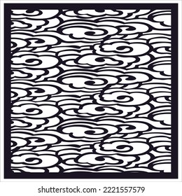 Abstract geometric pattern, seamless vector background.