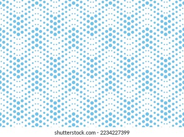 Abstract geometric pattern. A seamless vector background. White and blue ornament. Graphic modern pattern. Simple lattice graphic design