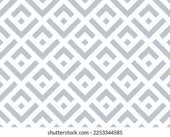 Abstract geometric pattern. A seamless vector background. White and gray ornament. Graphic modern pattern. Simple lattice graphic design.