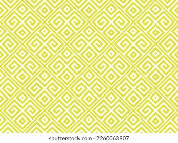 Abstract geometric pattern. A seamless vector background. White and yellow ornament. Graphic modern pattern. Simple lattice graphic design