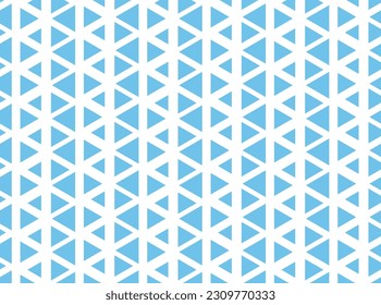Abstract geometric pattern. A seamless vector background. White and blue ornament. Graphic modern pattern. Simple lattice graphic design