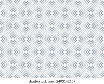 Abstract geometric pattern. A seamless vector background. White and gray ornament. Graphic modern pattern. Simple lattice graphic design.