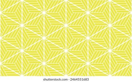 Abstract geometric pattern. A seamless vector background. White and yellow ornament. Graphic modern pattern. Simple lattice graphic design