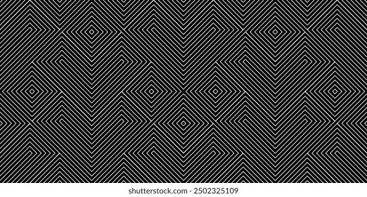 Abstract geometric pattern. A seamless vector background. White and black ornament. Graphic modern pattern. Simple lattice graphic design.