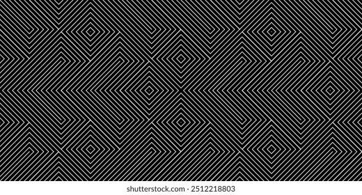 Abstract geometric pattern. A seamless vector background. White and black ornament. Graphic modern pattern. Simple lattice graphic design.