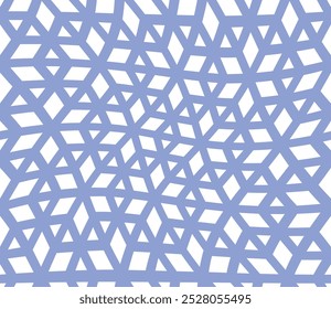Abstract geometric pattern. A seamless vector background. White and blue ornament. Graphic modern pattern. Simple lattice graphic design