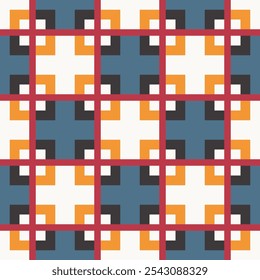 Abstract geometric pattern. Seamless vector background. Colorful texture.