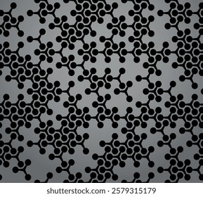 Abstract geometric pattern. A seamless vector background. Gray and black ornament. Graphic modern pattern. Simple lattice graphic design