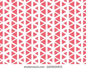 Abstract geometric pattern. A seamless vector background. White and pink ornament. Graphic modern pattern. Simple lattice graphic design