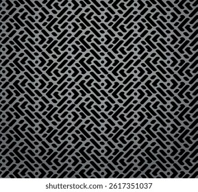 Abstract geometric pattern. A seamless vector background. Gray and black ornament. Graphic modern pattern. Simple lattice graphic design