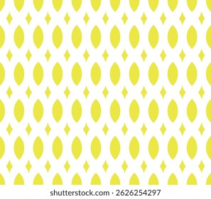 Abstract geometric pattern. A seamless vector background. White and yellow ornament. Graphic modern pattern. Simple lattice graphic design