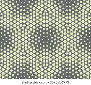 Abstract geometric pattern. A seamless vector background. Gray and beige ornament. Graphic modern pattern. Simple lattice graphic design