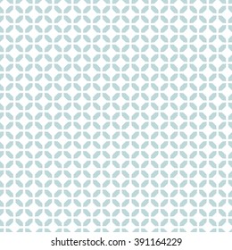 Abstract geometric pattern. Seamless vector background. Blue and white texture.