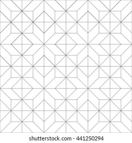 Abstract geometric pattern. A seamless vector background. Gray and white texture.