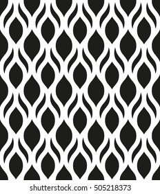 Abstract geometric pattern. A seamless vector background. Black and white texture. Graphic modern pattern.