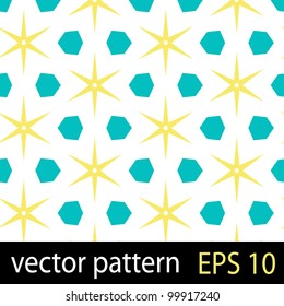 Abstract geometric pattern. Seamless vector background