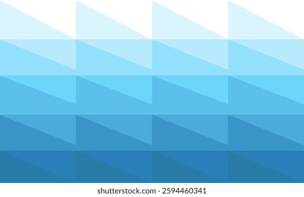 Abstract geometric pattern in shades of blue