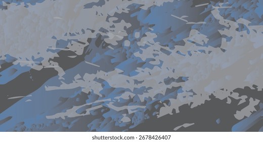 Patrón geométrico Abstractas en tonos de azul y gris