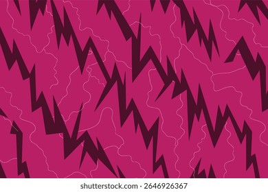 Abstract geometric pattern with sharp angles and flowing lines
