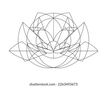 abstract geometric pattern, sign, symbol, emblem, vector design element