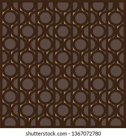 Abstract geometric pattern sim[;e lines brown color, a seamless vector background