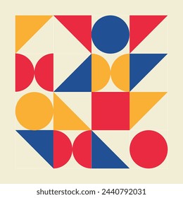 Abstract geometric pattern. Simple color scheme.