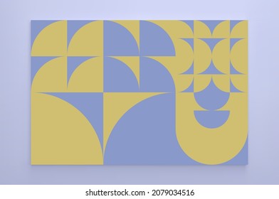 Abstract geometric pattern with simple shapes. Vector illustration for brochure, poster, card, invitation, poster, textile print, presentation, flyer or banner.