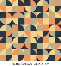 abstract geometric pattern with simple shapes and beautiful color palette. Simple geometric pattern composition, best use in web design, business card, invitation, poster,fabric. modern abstract style
