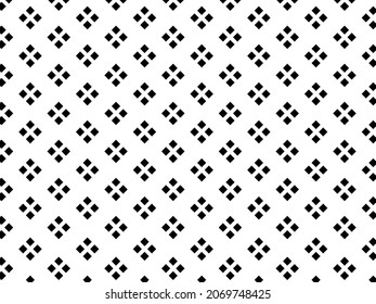 Abstract geometric pattern. Simple  stylish geometric flower pattern.