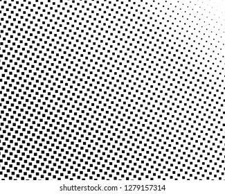 Abstract geometric pattern with small and large squares. Design element for web banners, posters, cards, wallpapers, backdrops, panels Black and white color Vector illustration