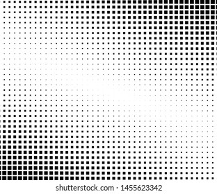 Abstract geometric pattern with small and large squares. Design element for web banners, posters, cards, wallpapers, backdrops, panels Black and white color Vector illustration