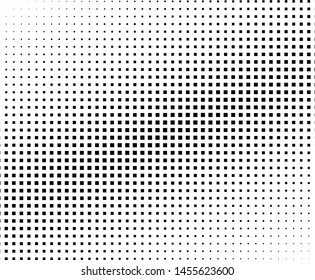 Abstract geometric pattern with small and large squares. Design element for web banners, posters, cards, wallpapers, backdrops, panels Black and white color Vector illustration