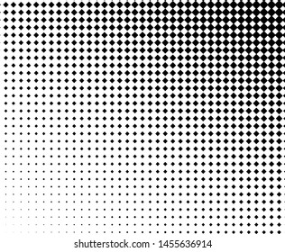 Abstract geometric pattern with small and large rhombuses. Black on white color Vector illustration