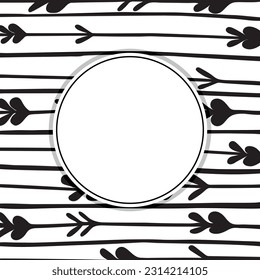 Abstract geometric pattern with small and large rhombuses. Design element for web banners, posters, cards, wallpapers, backdrops, panels Black and white color Vector illustration