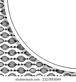 Abstract geometric pattern with small and large rhombuses. Design element for web banners, posters, cards, wallpapers, backdrops, panels Black and white color Vector illustration