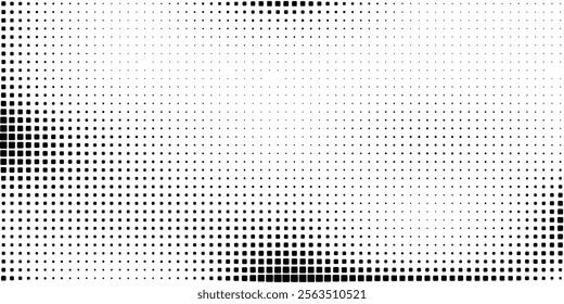 Abstract geometric pattern with small and large rhombuses. Design element for web banners, posters, cards, wallpapers, backdrops, panels Black and white color Vector illustration