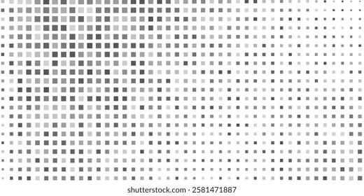 Abstract geometric pattern with small and large rhombuses. Design element for web banners, posters, cards, wallpapers, backdrops, panels Black and white color Vector illustration 