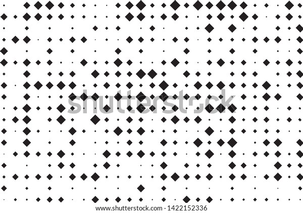 小さいひし形と大きなひし形の抽象的な幾何学模様 ウェブバナー ポスター カード 壁紙 背景 パネルのデザインエレメント白黒のベクターイラスト のベクター画像素材 ロイヤリティフリー