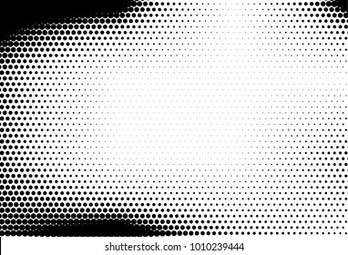 Abstract geometric pattern with small squares. Design element for web banners, posters, cards, wallpapers, backdrops, panels Black, white Vector illustration